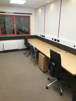 Office rooms for rent in Edinburgh. Office #8 quite location, furnished to accommodate up to 2 people.